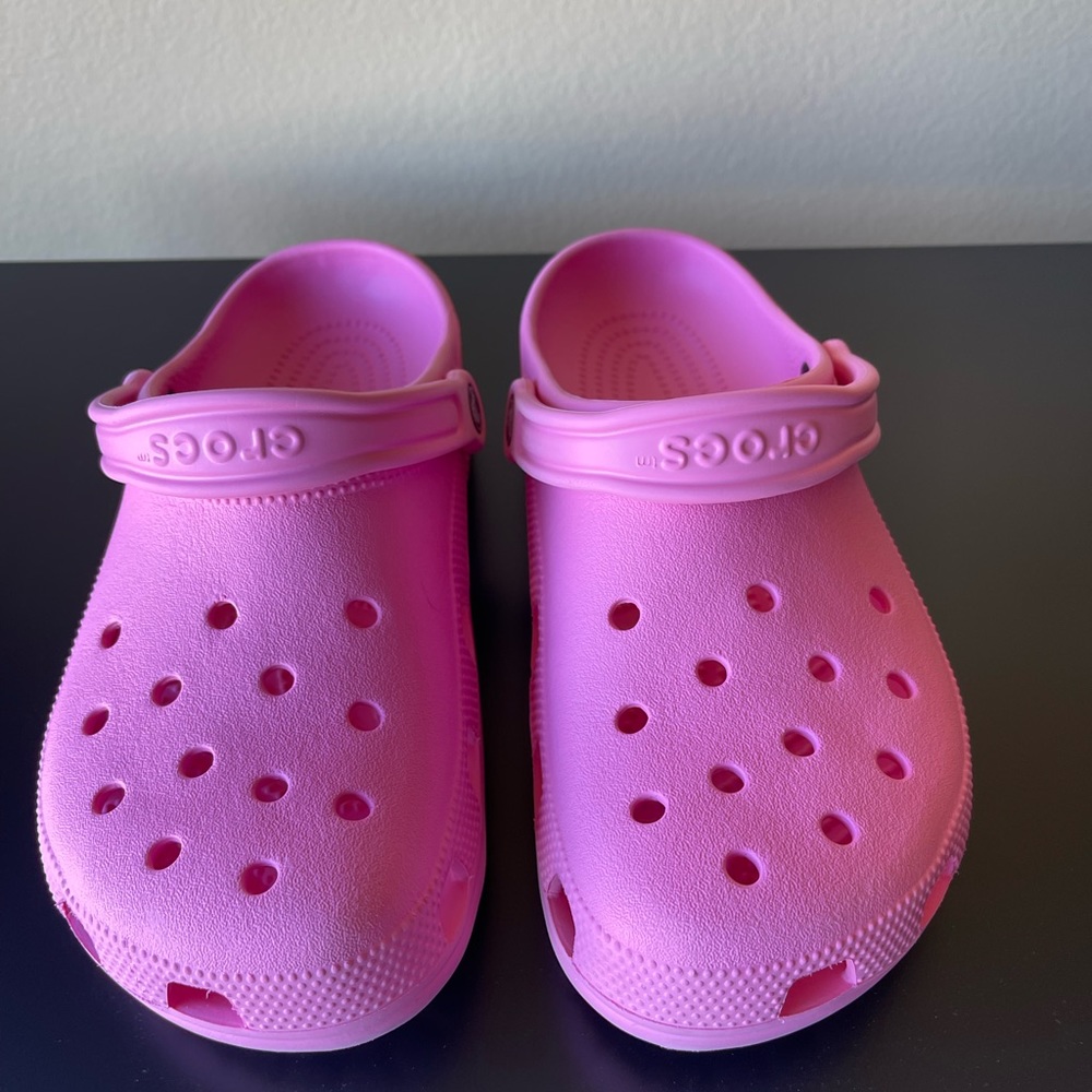 Pink Crocs